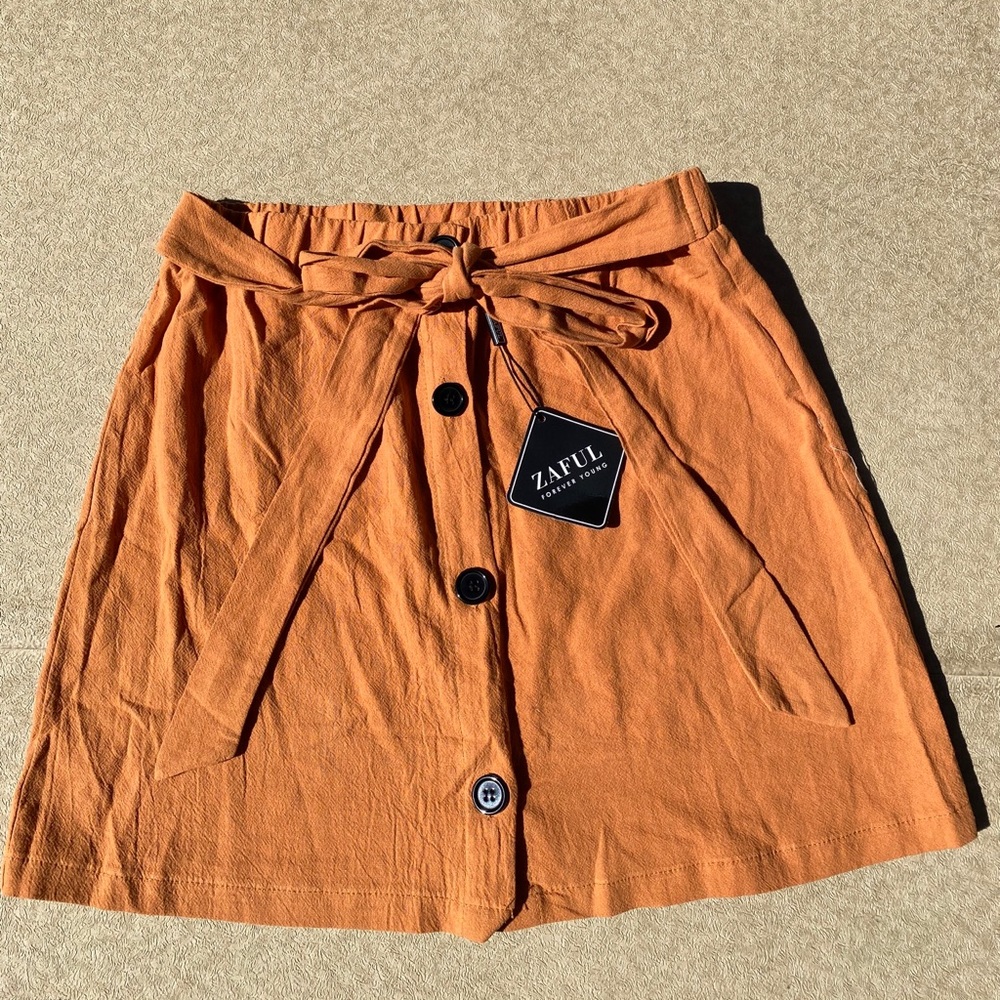 NWT ZAFUL tie skirt